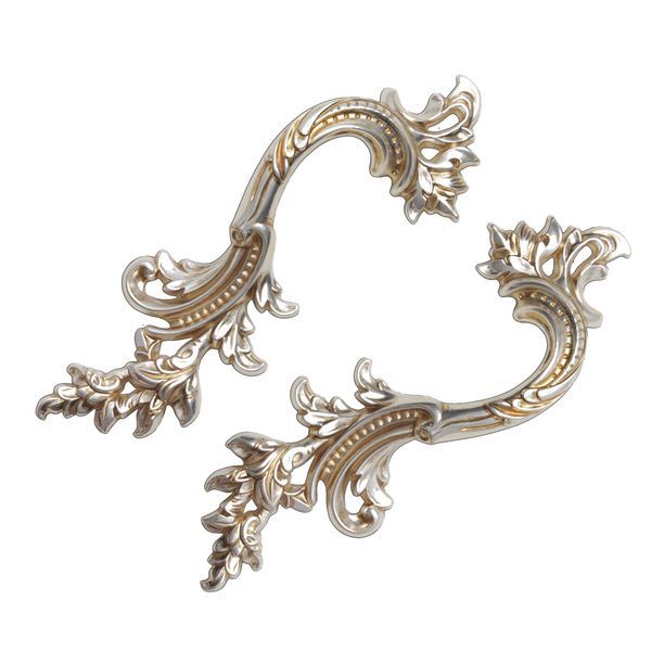 Ручка мебельная, пара L+R ROCOCO RS436AS.21/64
