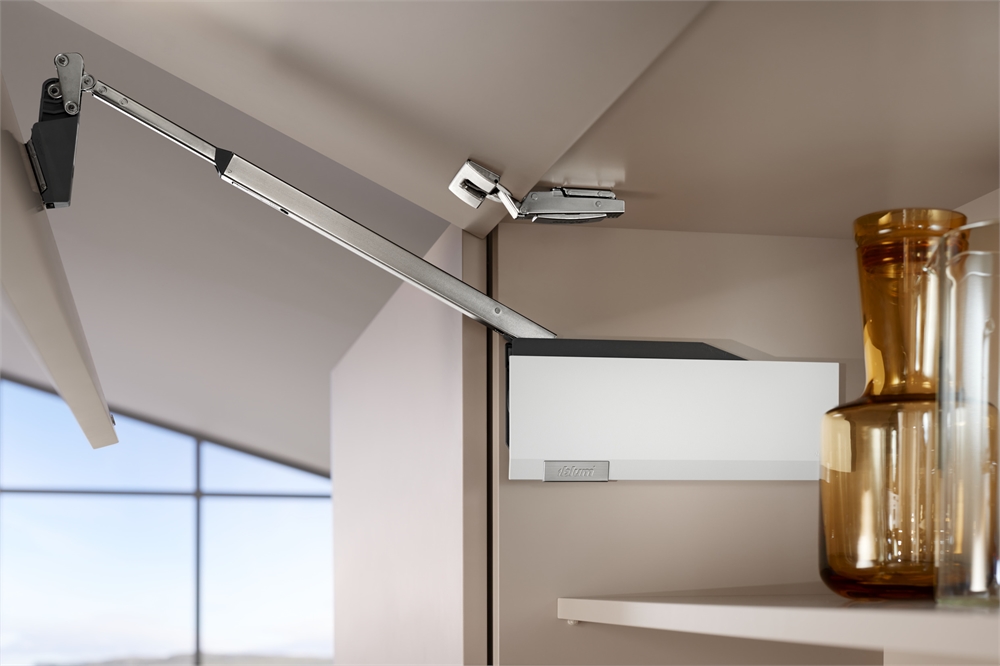 Заглушка для Aventos "HF|HS|HL-TOP" - (R) - Белый шелк под малую стальную заглушку (20)