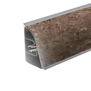 Плинтус для столешницы АР740 Аламбра темная 37*24*3000 (ф-ра 500) (12), шт.