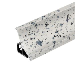Плинтус для столешниц 18*18*3000 белая искра (ф-ра 1105), шт.