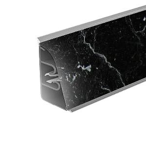 Плинтус для столешницы АР740/850 Мрамор черный 37*24*3000 (ф-ра 1224) (12), шт.