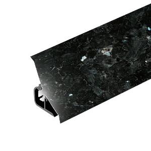 Плинтус для столешниц 18*18*3000 черный гранит (ф-ра 901), шт.