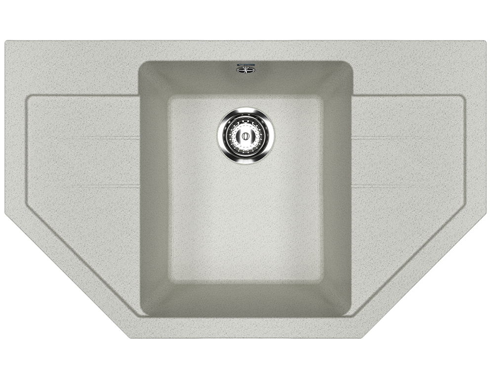 Мойка из искусственного камня Ulgran U-609-310, цвет серый