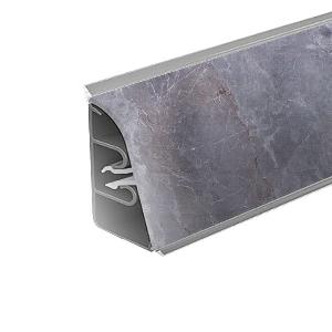 Плинтус для столешницы АР740 Мрамор Марквина серый 37*24*3000 (ф-ра 1224)  (12), шт.