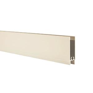 Профиль горизонтальный нижний Слоновая кость (Soft-touch) 6,0 м