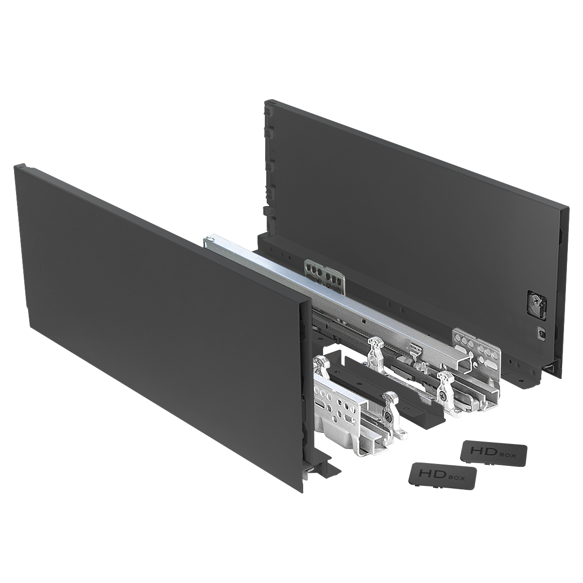 HD Slimbox прямой 167*450 мм графит  Новые