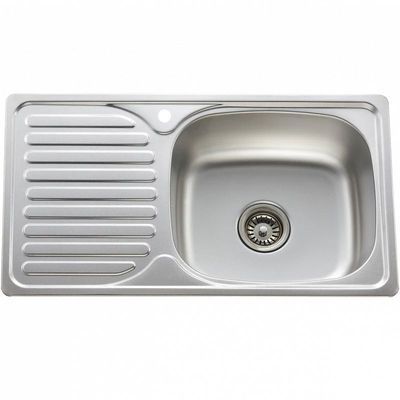 Мойка врезная UZ 6642R хром 660х420х180х0,8