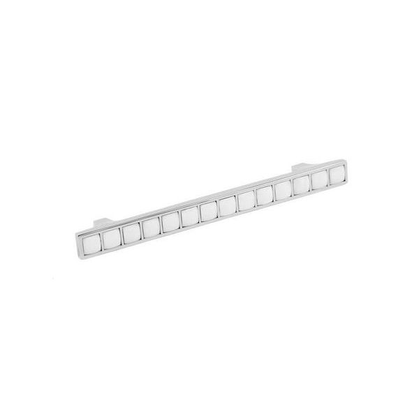 Ручка мебельная CRYSTAL RS420CP/CrW.4/128