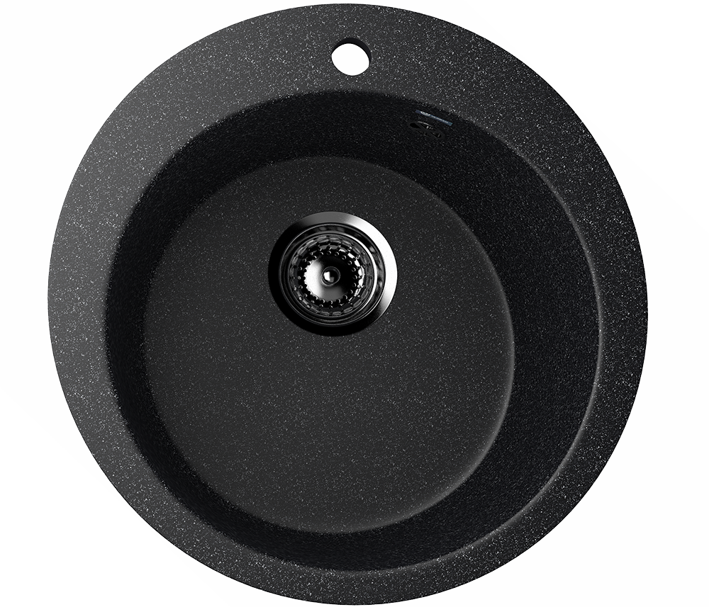 Мойка из искусственного камня Ulgran U-405-308, цвет черный