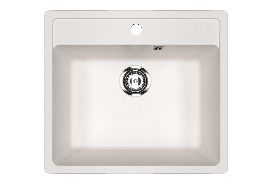 Мойка из искусственного камня Ulgran U-104-331, цвет белый