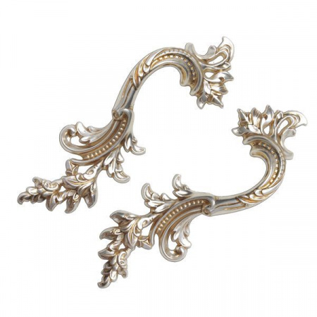Ручка мебельная, пара L+R ROCOCO RS436AS.21/64