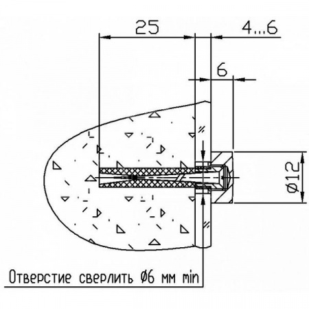 Держатель 5.26 С; D=12 (01 никель)
