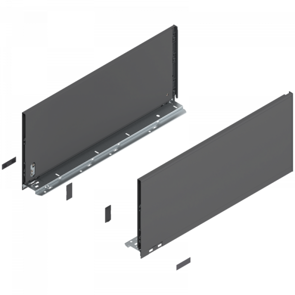 Царга "F" Legrabox 550мм, орион серая., R+L, с заглушками