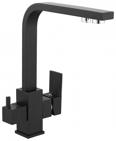 Смеситель для кухонной мойки под фильтр, графит, S-L1807H/GW-CF026 B