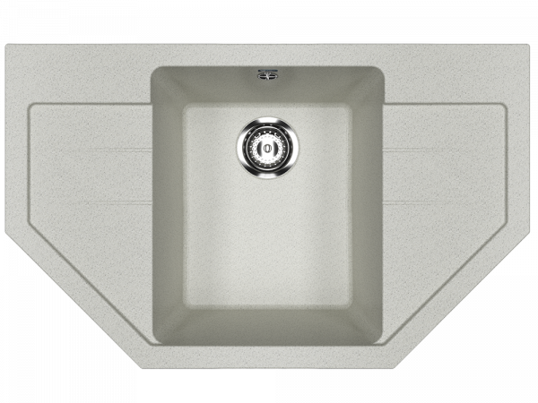 Мойка из искусственного камня Ulgran U-609-310, цвет серый