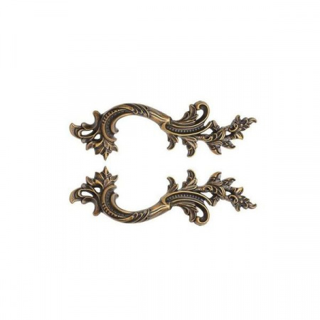 Ручка мебельная, пара L+R ROCOCO RS436EAB.21/64