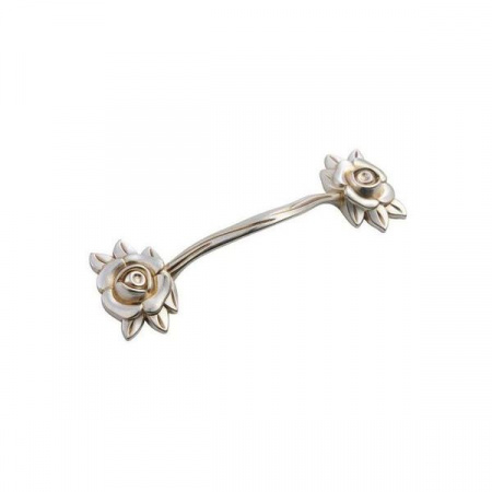 Ручка мебельная LULU ROSE RS087AS/SG.3/128