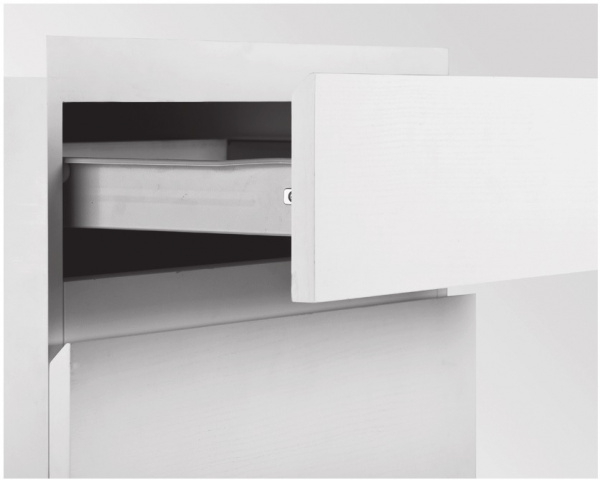 Ящик в наборе SAMBOX 054, 500 мм, белый