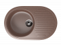 Мойка из искусственного камня Принцип П 001-307, цвет терракот, (аналог U107) (фреза отдельно)
