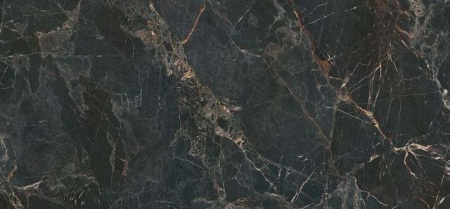 Мебельный щит Мрамор Марквина черный 6мм (600х3050 ) (2), С, Слюда