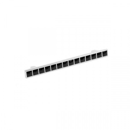 Ручка мебельная CRYSTAL RS420CP/CrBl.4/96
