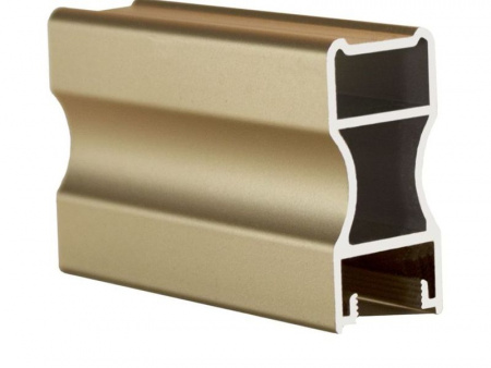 ОПТИМА ПЛЮС Вертикальный профиль матовый золото 5,4м (XGJB-544 A-TI-Gold-sand)