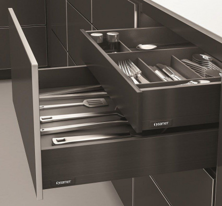 Ящик SMARTFLOW H106/FLOWBOX  350 Антрацит (Индивидуальная упаковка)