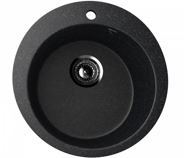 Мойка из искусственного камня Ulgran U-405-308, цвет черный