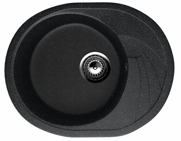Мойка из искусственного камня Ulgran U-403-308, цвет черный