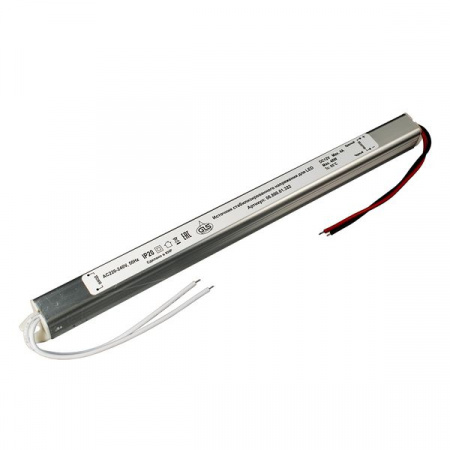 Блок питания для светодиодов 220/12V  48W IP20 тонкий