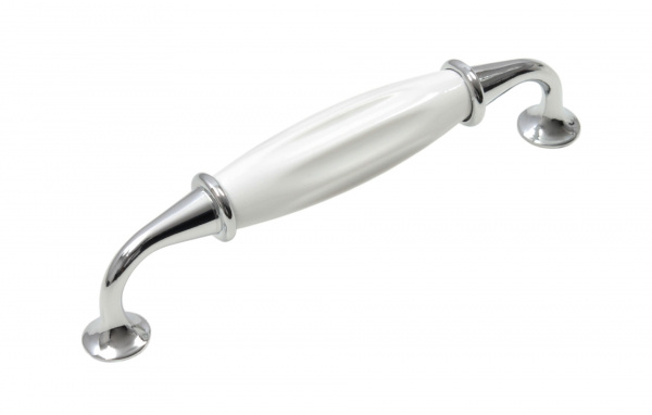 Ручка мебельная TRINITY RS110CP.4/128/W